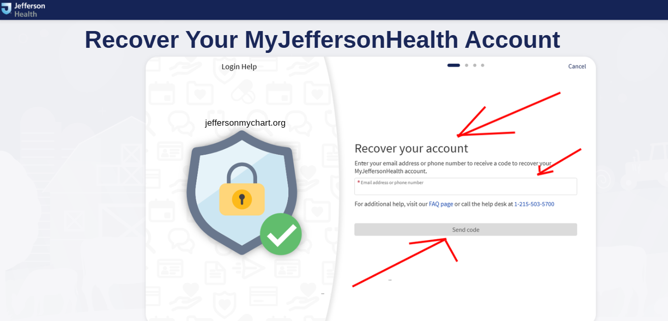 Recover Your MyJeffersonHealth account?